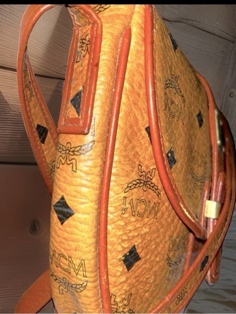 MCM Vintage Patricia Cognac German made Crossbody bag - Picture 9 of 10